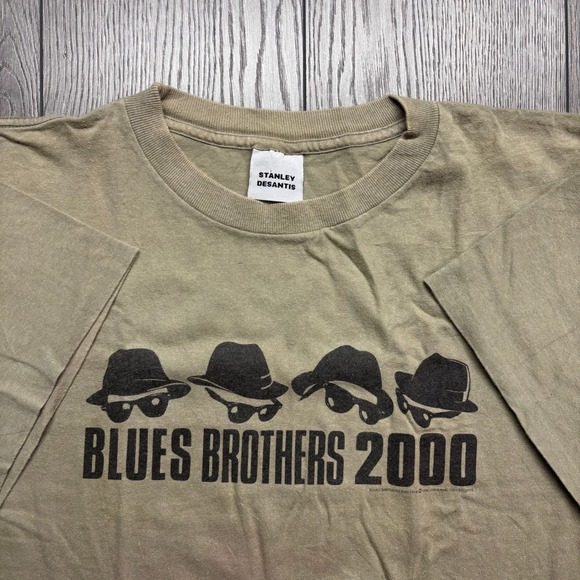 Stanley Desantis Other - Vintage 1998 Blues Brothers Stanley DeSantis T-Shirt Mens XL Tan Movie Promo